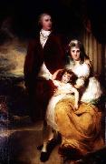 Portrait of Henry Cecil, 1st Marquess of Exeter (1754-1804) with his wife Sarah, and their daughter, Lady Sophia Cecil  Sir Thomas Lawrence